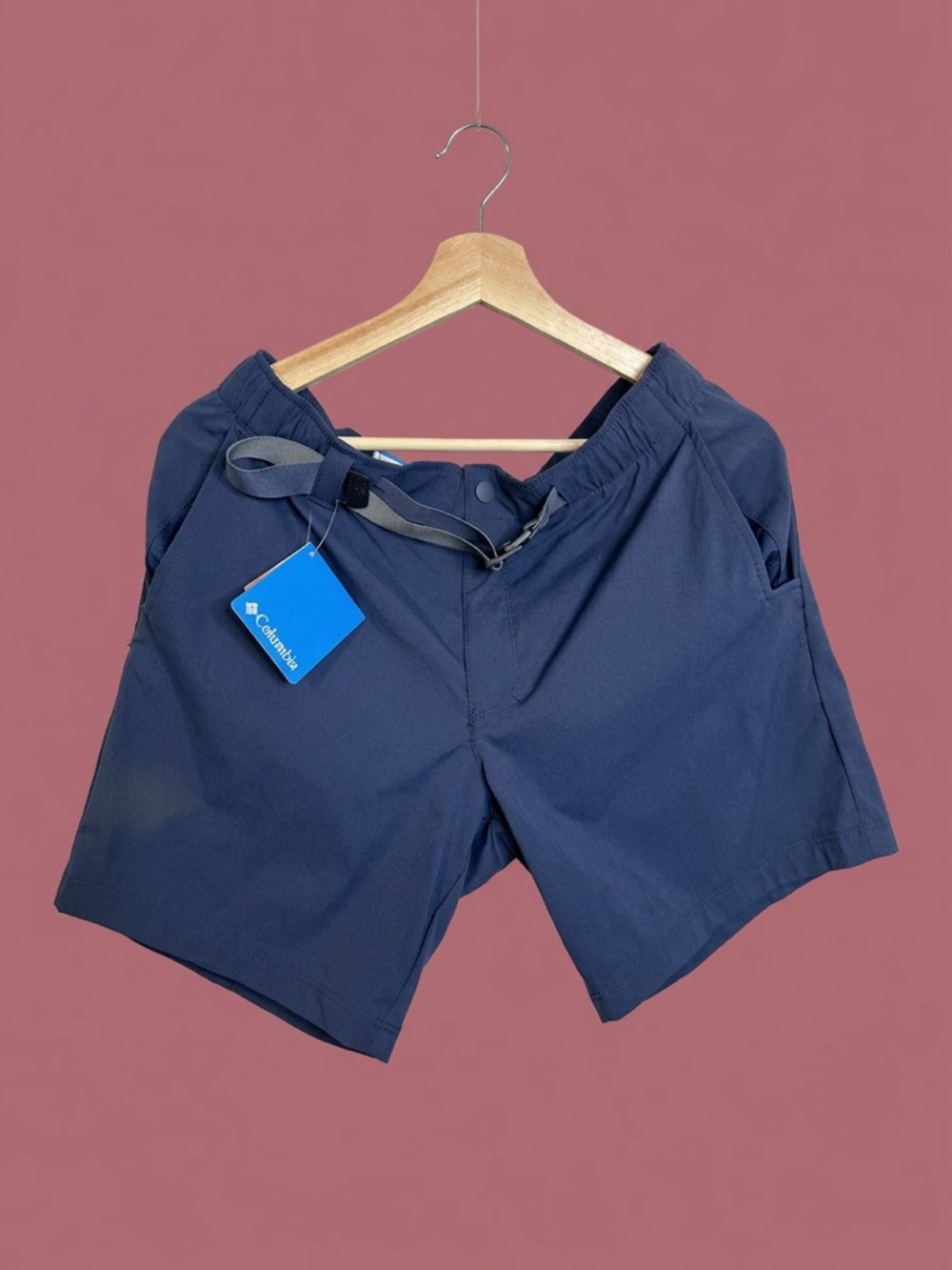 Columbia Navy Blue Outdoor Performance Shorts